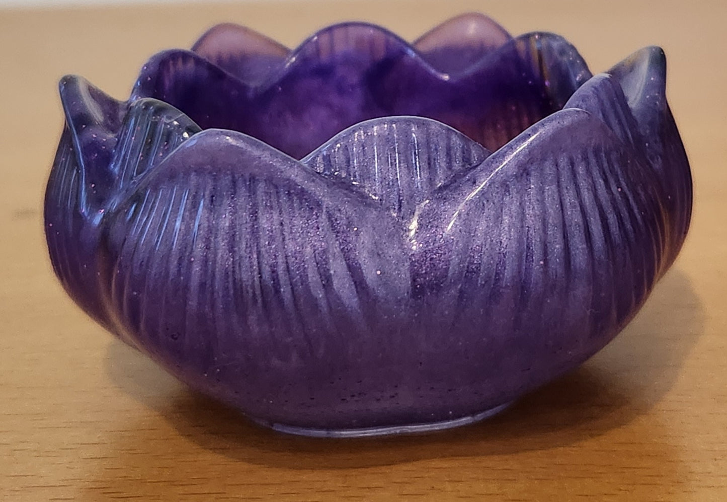 Resin Lotus flower candle holder