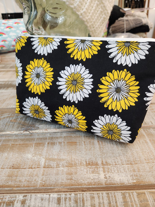 Sunflower zipper pouch