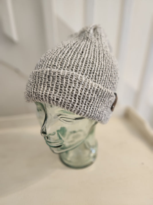 Knit Hat - soft gray
