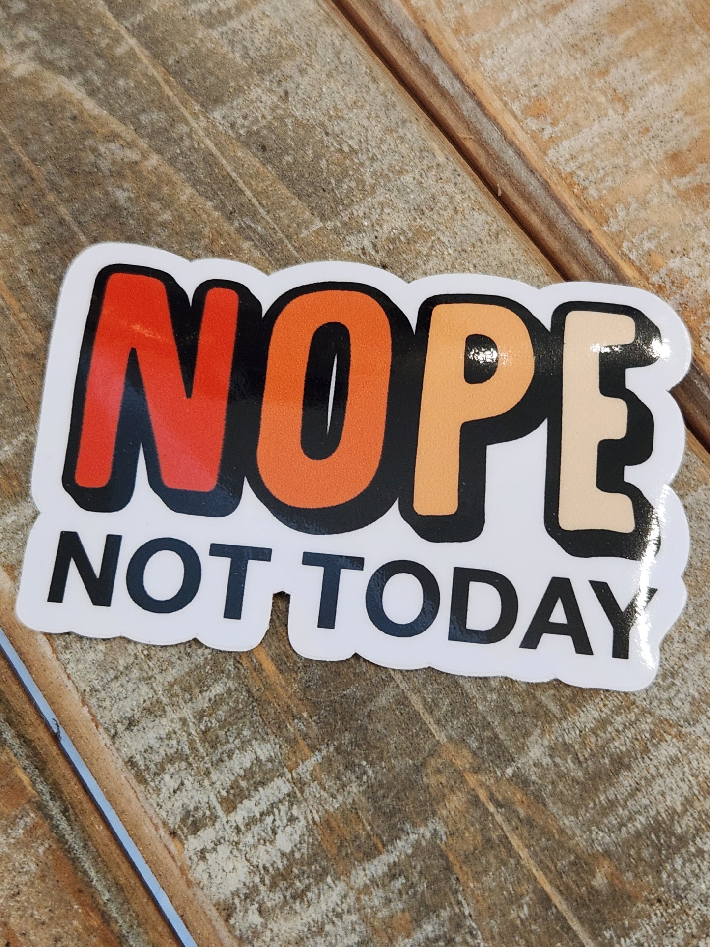 NOPE Sticker