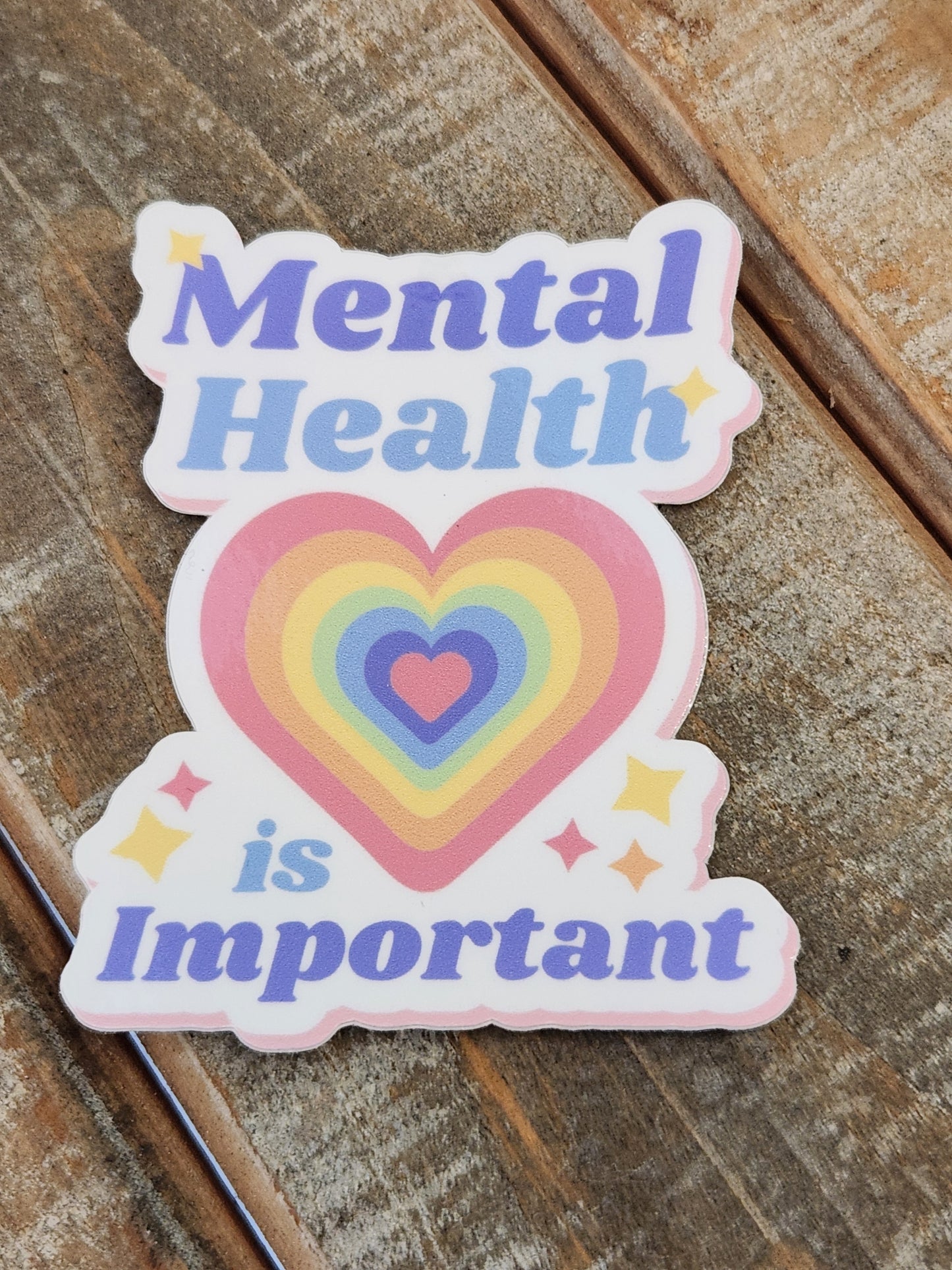 Mental health awareness sticker