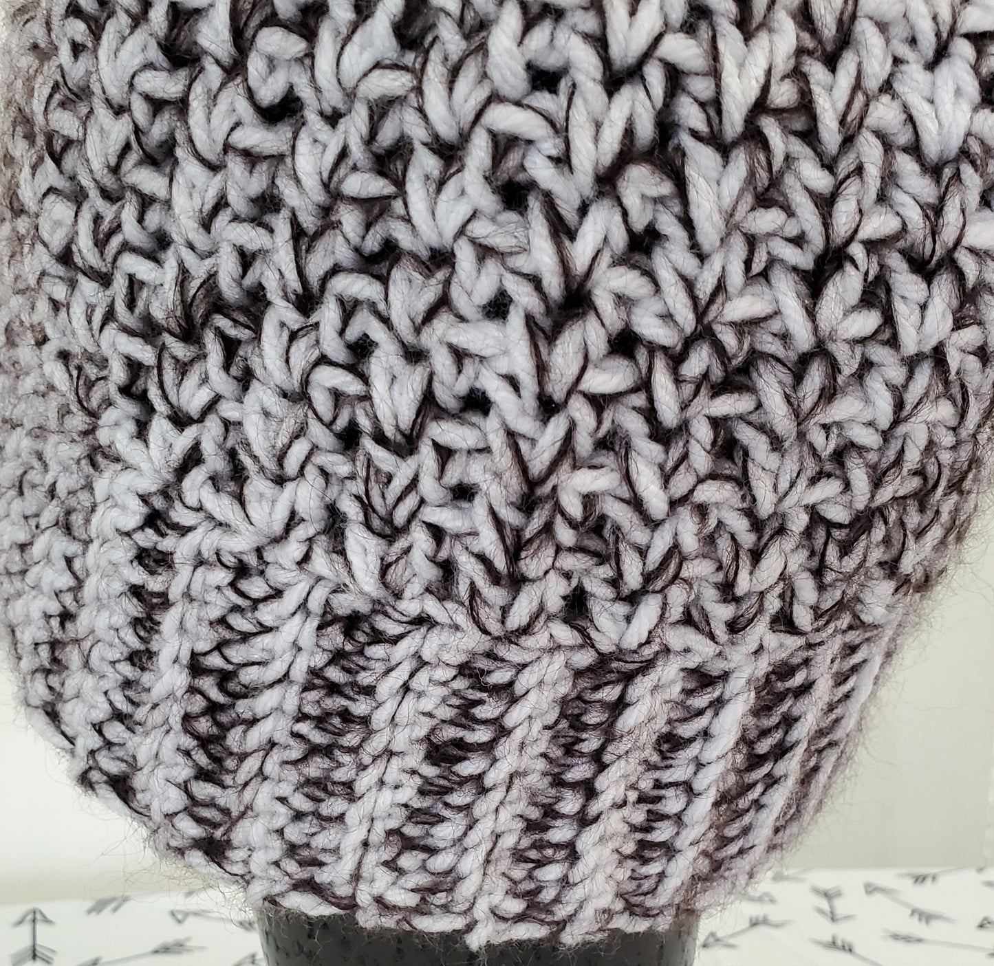 Fleece lined wool and silk ski hat
