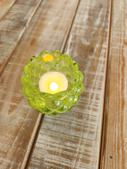 Resin candle holder