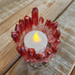 Resin candle holder