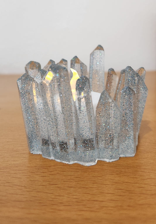 Resin candle holder