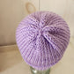 Knit Hat - Super soft lavender