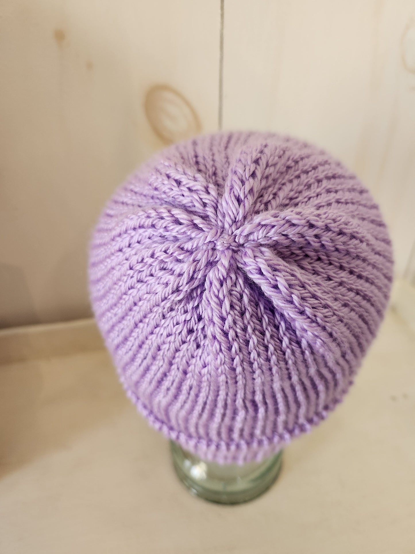 Knit Hat - Super soft lavender