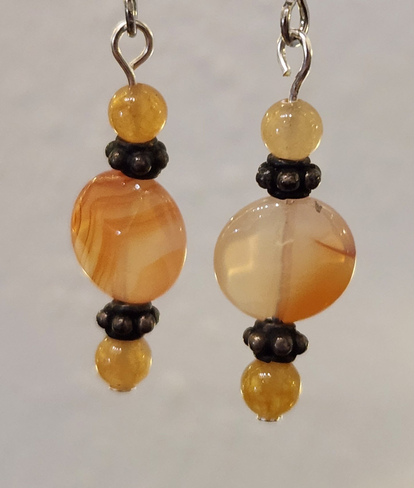 Carnelian earrings