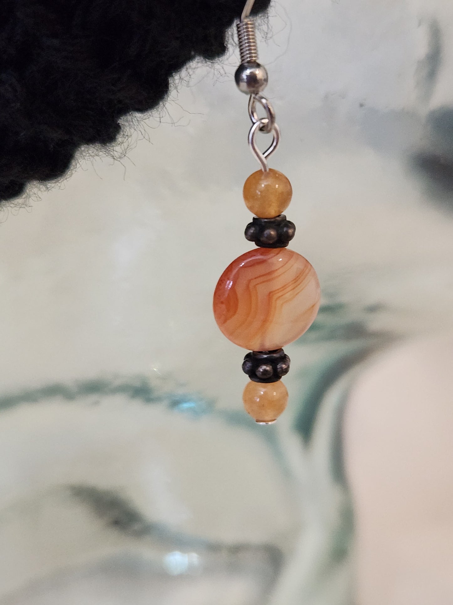 Carnelian earrings