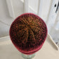 Knit Hat - Hot pink, purple and gold