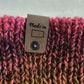 Knit Hat - Hot pink, purple and gold