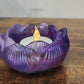 Resin Lotus flower candle holder