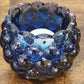 Resin Candle holder - sparkly purple