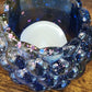 Resin Candle holder - sparkly purple
