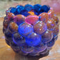 Resin Candle holder - sparkly purple
