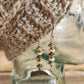 Stacked bead earrings
