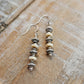 Stacked bead earrings