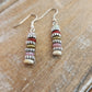 Cute, colorful stacked bead earrings