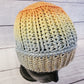 Pastel rainbow cotton beanie