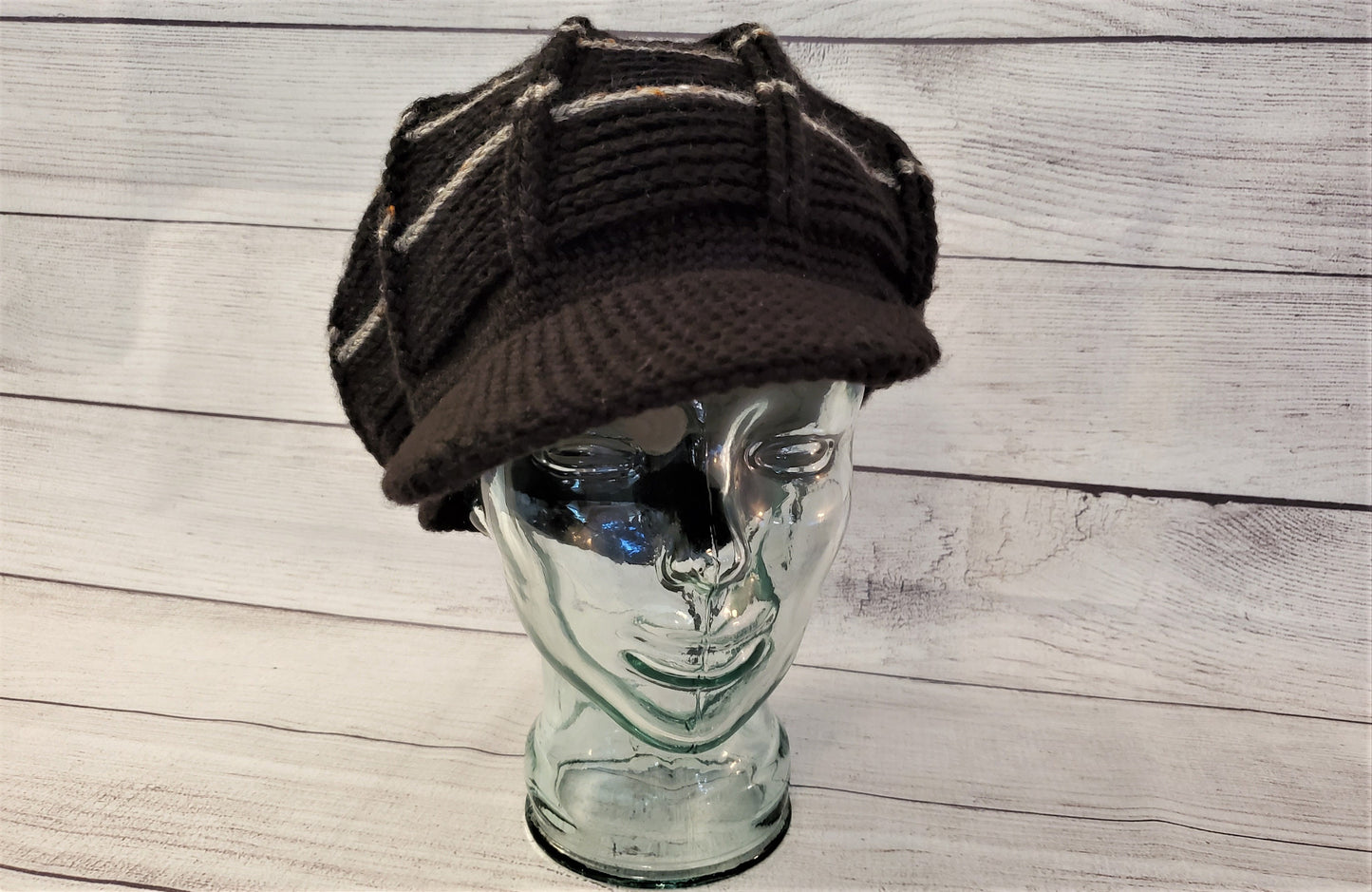 XS Dreadlock Cap - Spider stitch black/grey