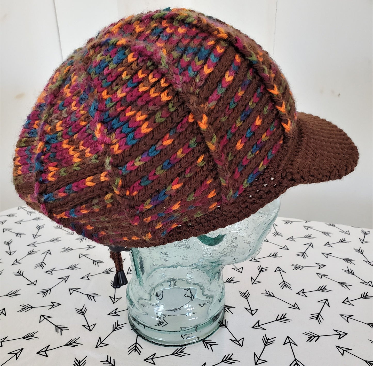 Cap with Brim and toggle - Fall colors