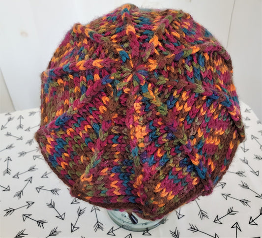 Cap with Brim and toggle - Fall colors